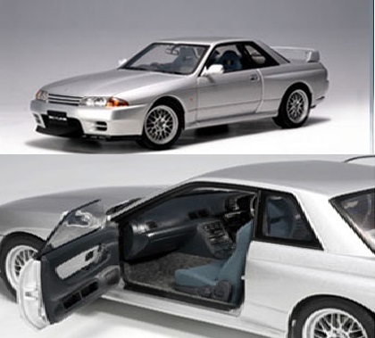 AutoArt 1/18 Nissan Skyline GT-R R32 Silver